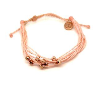 Pura Vida Rose Gold Beads Multistrand Bracelet